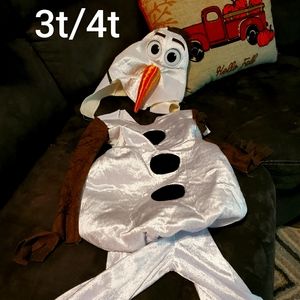 Olaf costume toddler 3t/4t.